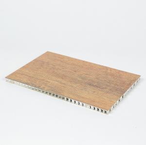 China Wood Color Decorative 20mm Thickness HPL Honeycomb Panel For Vessel Interior factory