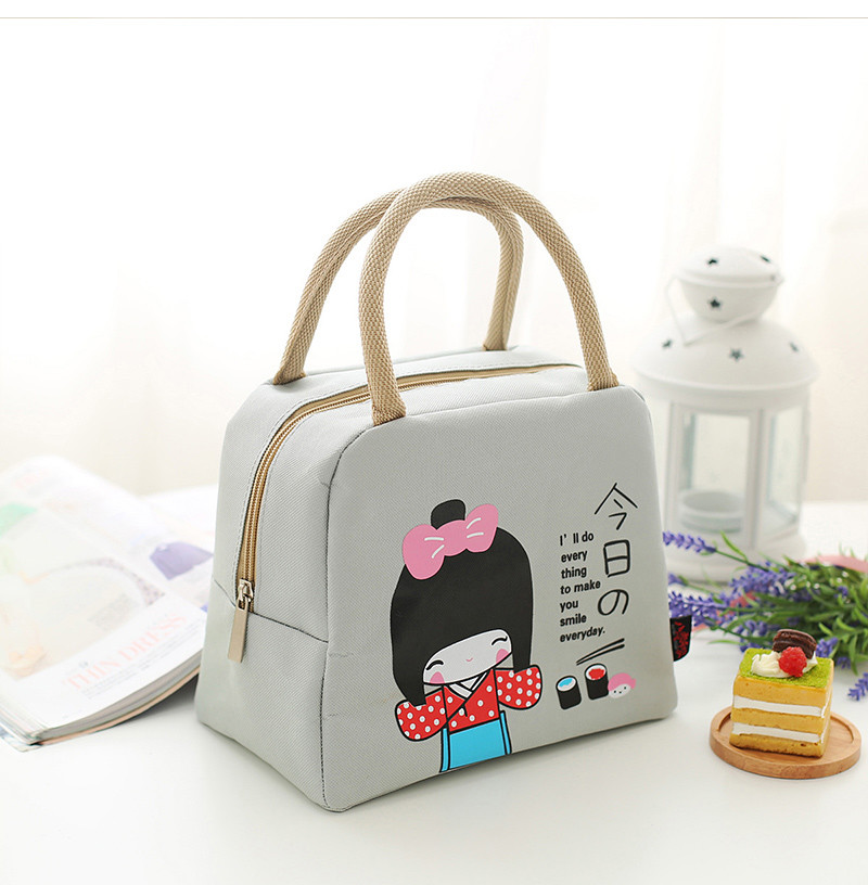 Portable Oxford Thermal Insulated Lunch Bag For Kids