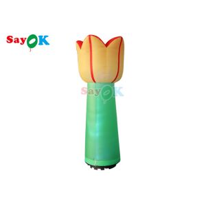 China Giant 3d Inflatable LED Flower Lighting Toy Custom Plant Fungus Flower Advertising Modeling on sale