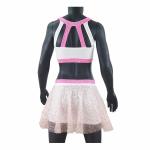 Adults Cheerleader Warm Up Suits Crop And Pleated Skirt Anti Bacterial