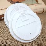 Clear Pp Hot Plastic Cup Lid 90mm Heat Tolerance Good Strength Portable