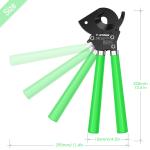 Practical Alloy Ratcheting Steel Cable Cutters , Anti Abrasion Ratchet Cable