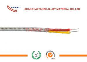 China Fiberglass Insulated Type K Thermocouple Wire With Tailor - Made Color Code on sale