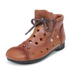 HZM046 Single Shoes Women'S Spring New Thick Heel Pointed Literary Single Shoes