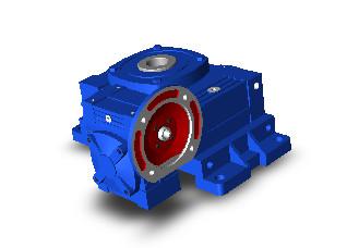 BHVWEQM80-800L-1/2HP Worm Gear Reducer Gearbox Turbine