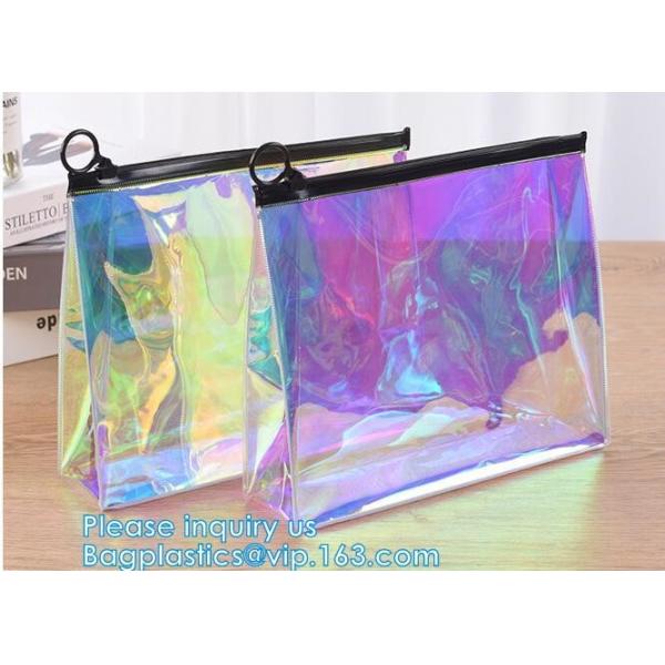 Zipper Lock,Easy to open and reclosable, packaging your cosmetics and grocereies, Colorful holographic,safety,waterproof
