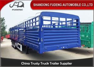 China 45 Tons Side Wall Semi Trailer For Animal Transportation 3X13T Axles factory