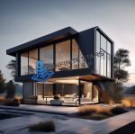 Weather Resistant Prefab Steel House Customized Low Maintenance
