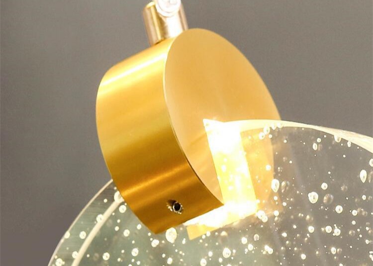 Height 2m Postmodern Rotating Stair 265V Crystal Glass Ceiling Lights