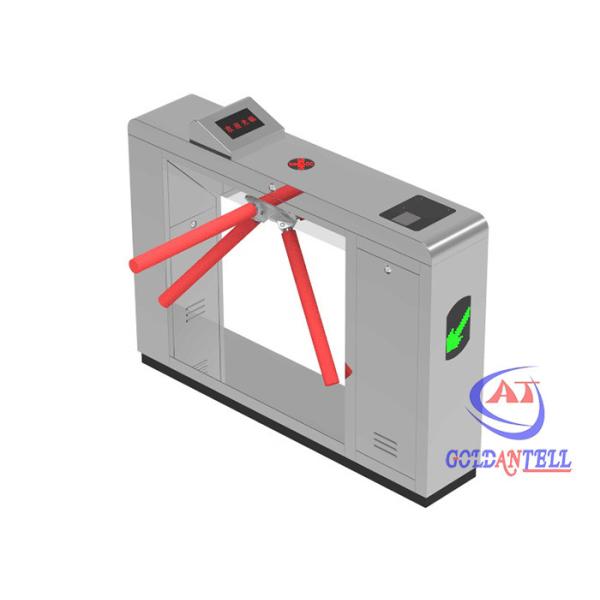 China RS485 600mm Passage Ticket Reader Tripod Turnstile Gate factory