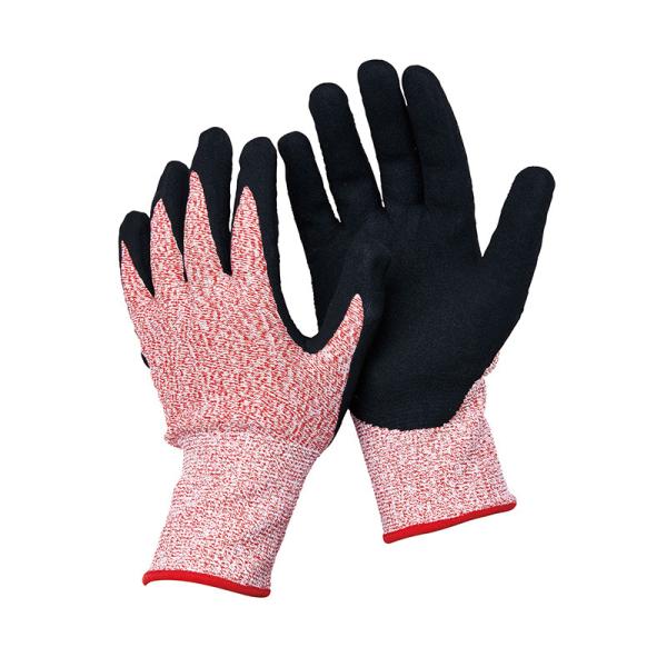 Construction Essential N-D142 HPP Knitted with Sandy Nitrile Coated Cut