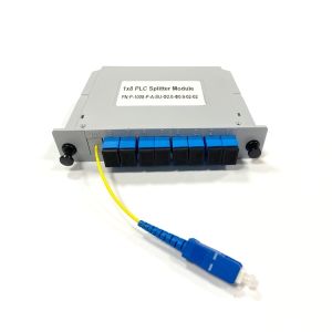 China 1x8 Fiber Optic Splitter Module Ideal for Passive Optical Networks and Signal Distribution in Telecommunication Systems on sale