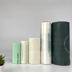 China Biodegradable T Shirt Bag On Roll Made Of PBAT Material For Eco Friendly Packaging factory