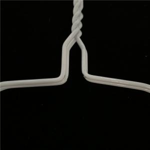 China Rounded Hook End Dry Cleaner Hanger 2.2mm Diameter For Laundry Store factory