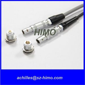Circular cable Push-pull lemo coaxial Connectors with 500m/s² Acceleration and