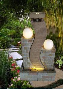 China Columns Sandstone Brick Garden Fountain factory
