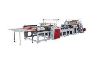 China Side Sealing Zipper Bag Making Machine 300-400m 120pcs/Min 3500kg factory