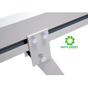 Waterproof Aluminum Carport Solar Systems Adjustable Angle