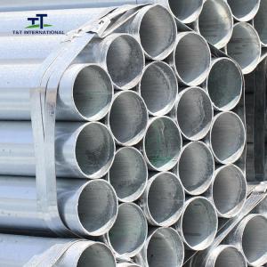 China Carbon Galvanized Steel Pipe , Galvanised Metal Pipe Q195 Q235 Anti Corrosion factory
