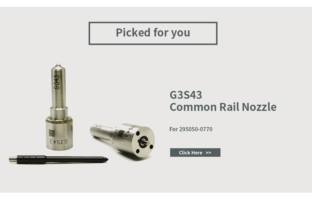 G3S19 DENSO Common Rail Nozzle For Injectors 295050-059# / 086# / RE545562