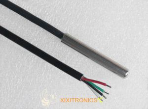 China 4 PT100 Wire Platinum RTD Temperature Sensors factory