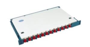China FTTH ODF Optical Distribution Frame 12 Cores Fiber Splice Tray Rack Mounted factory