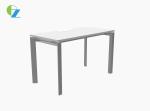 Modern MFC One Person Office Workstation Desk Minimalist White Color