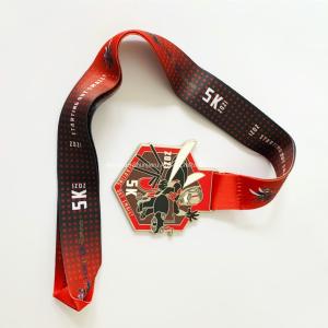 China Aluminium Custom Medals Gold 2.25in Zinc Alloy Medals Custom Sports Medals factory