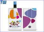 Plastic Credit Card USB3.0 Flash Drive Full Color Digital Printing