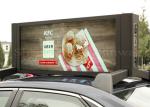 SMD1415 Aluminum Taxi Roof Led Display Panels 5500 Nits Luminance For GIF SWF
