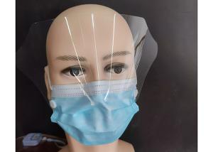 China Plastic Transparent Double Sides Anti Oil Splash Anti Fog Face Shield Portable factory