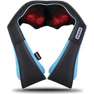 China Multicolor 4D Roller Shiatsu Neck Shoulder Massager ABS And PU Material factory