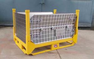 China Industrial Warehouse Collapsible Wire Container Large Load Capacity factory