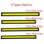 PR01 8000K 17cm 14cm 2Row 1Row DC 12V 0.60A Car DRL Light