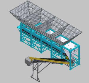 China Dry Mobile Batch Plants Dry Containerized Concrete Batch Plants 100 m³/h Dry mix concrete Plant factory