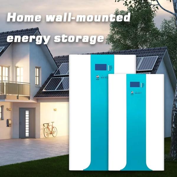 Wall-Mounted 100Ah Lithium Battery 100Ah 200Ah Lithium Ion Battery Solar System