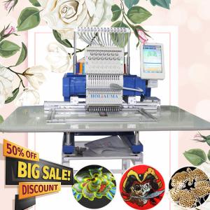 China HO150N one head domestic cap hat flat multi-function computerized embroidery machine for sale for working room or family factory