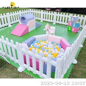 China New design area soft play for kids indoor inflatable white bounce house factory