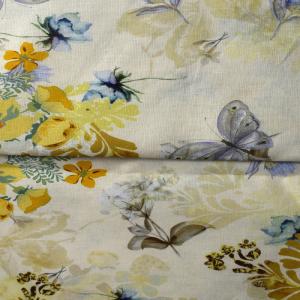 China Dress Shirting Polyester Printing Fabric Ramie knitting cotton Clothing factory