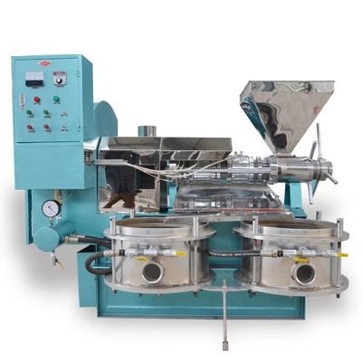 China Full Automatic Peanut Screw Oil Press Machine / Oil Expeller Machine factory