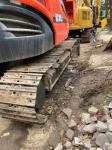 8000 KG Kubota185-3 Excavator with 0.35m3 Bucket Capacity and Mild Steel