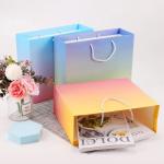 Custom Recycled Retail Carry Cardboard Boutique Shopping Gift Tote Paper Bag
