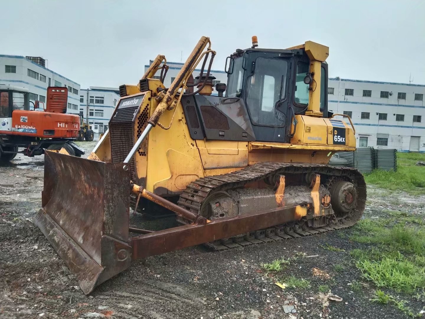High Drive Used Crawler Bulldozer D65EX-15 Used Komatsu Bulldozer Original Color