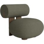 Living Room Chair With Wood Leg Creative Modern Wooden Leisure Style Lamb Wool