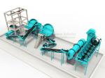 Bentonite, Gypsum As Filling Material NPK Fertilizer Production Line