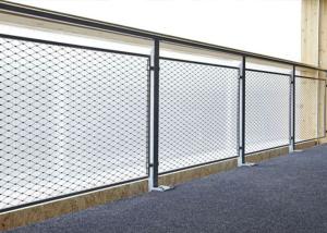 China 25*25mm Balustrade Infill Stainless Steel Knotted Rope Mesh Flexible factory