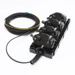 SC ODVA Fiber Optic Adapter IP68 Waterproof Connector MPO FTTA