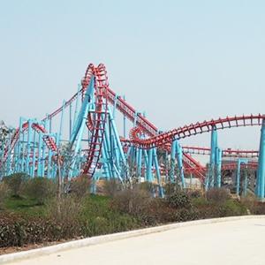 China Suspended Roller Coaster Ride 780m Track Rated Load 20 Riders Height 33m factory