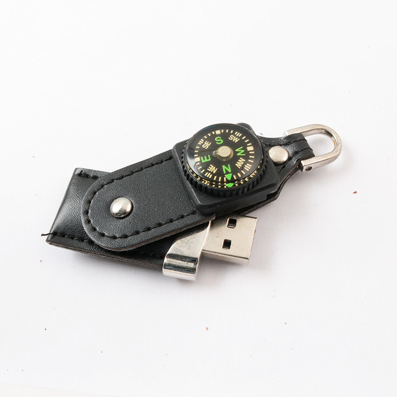 Full Memory 2.0 3.0 Leather USB Flash Drive 16GB 32GB ROSH Approved