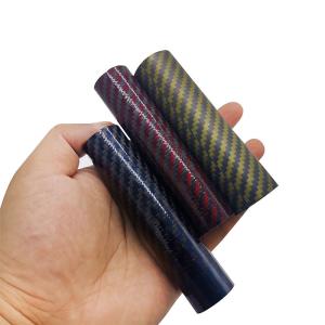 China Customized High Modulus 8mm 15mm 3K Glossy Carbon Fiber Tube factory